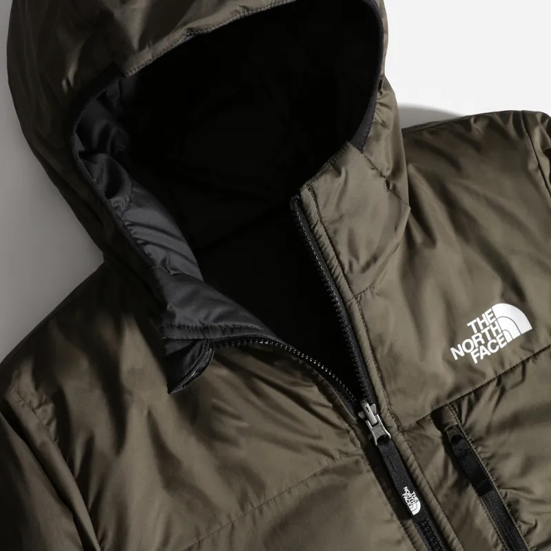 The North Face Boys Reversible Perrito Jacket - Evergreen Mountain Camo Print-10