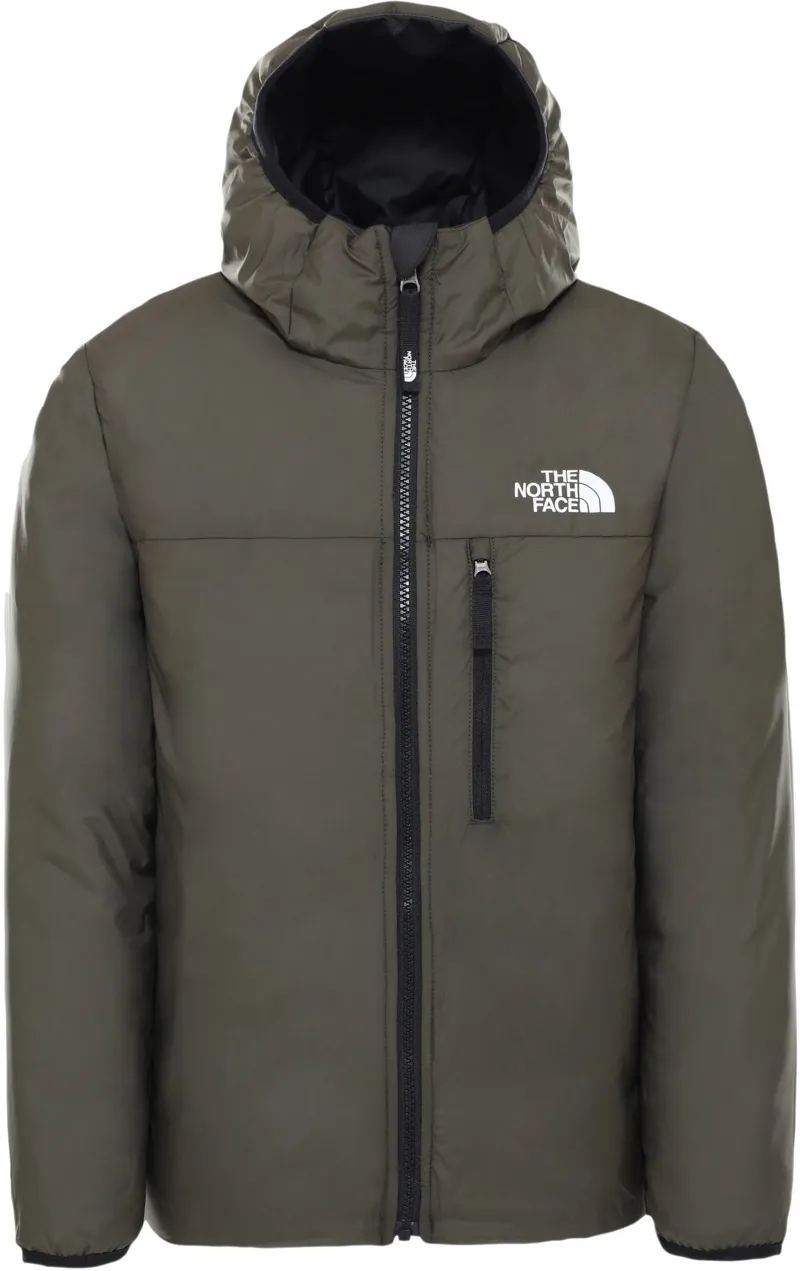 The North Face Boys Reversible Perrito Jacket - Evergreen Mountain Camo Print-2