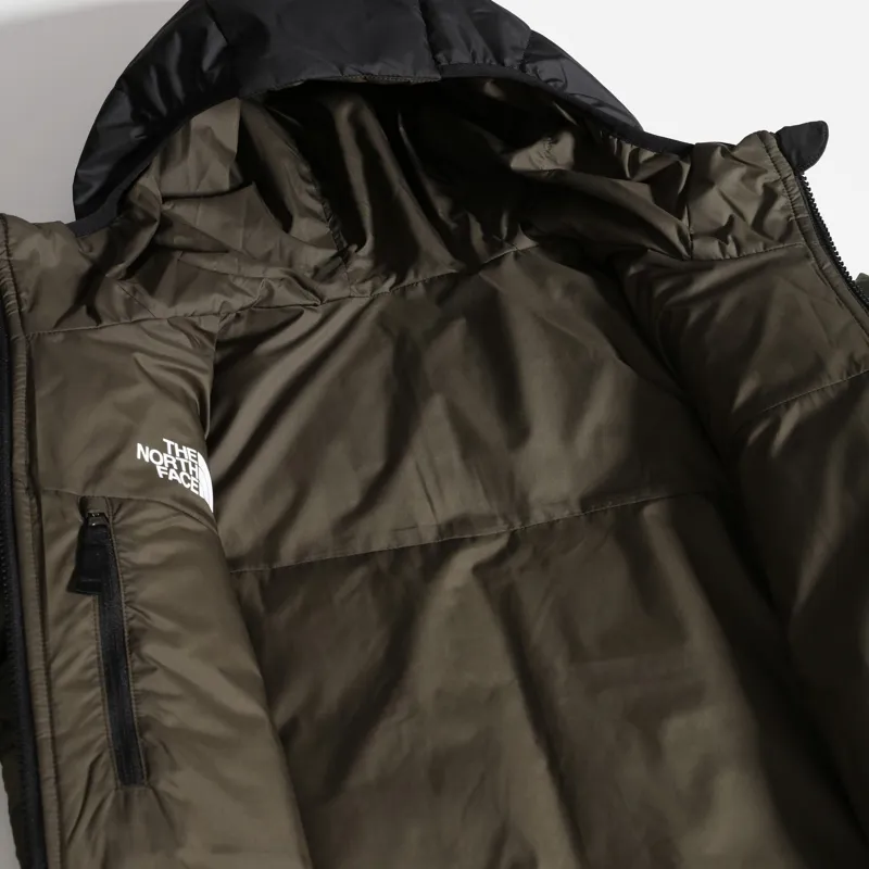 The North Face Boys Reversible Perrito Jacket - Evergreen Mountain Camo Print-8