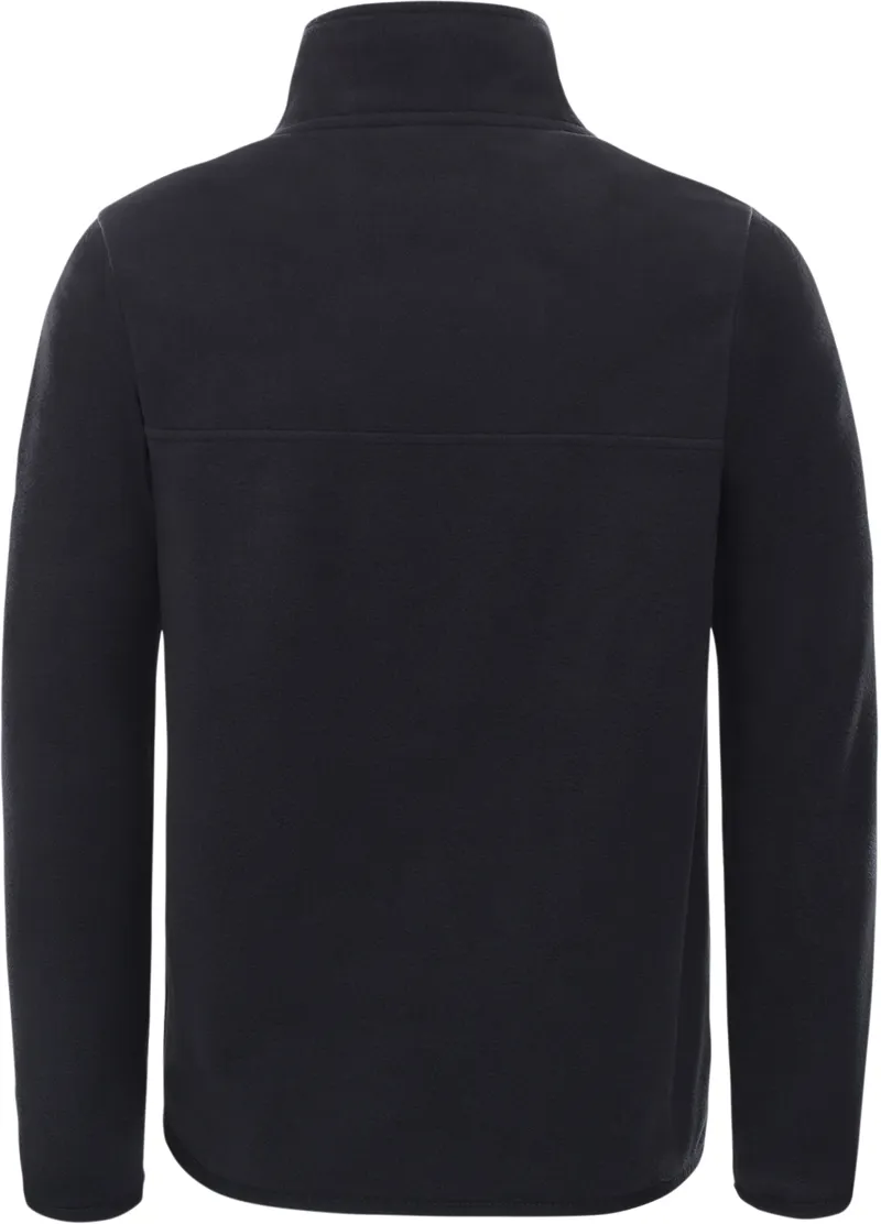 The North Face Youth Glacier 1-4 Snap Pullover Fleece - TNF Black-1