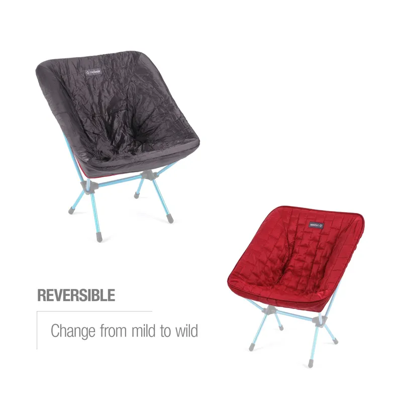 Helinox Chair One/ Chair Zero Quilted Seat Warmer - Scarlet-Iron-5