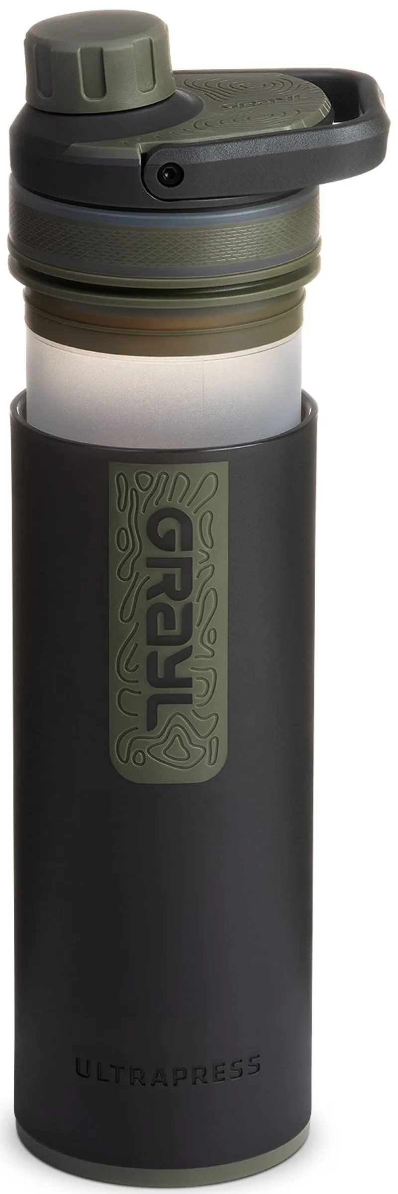 GRAYL UltraPress Purifier Bottle - Camp Black-3