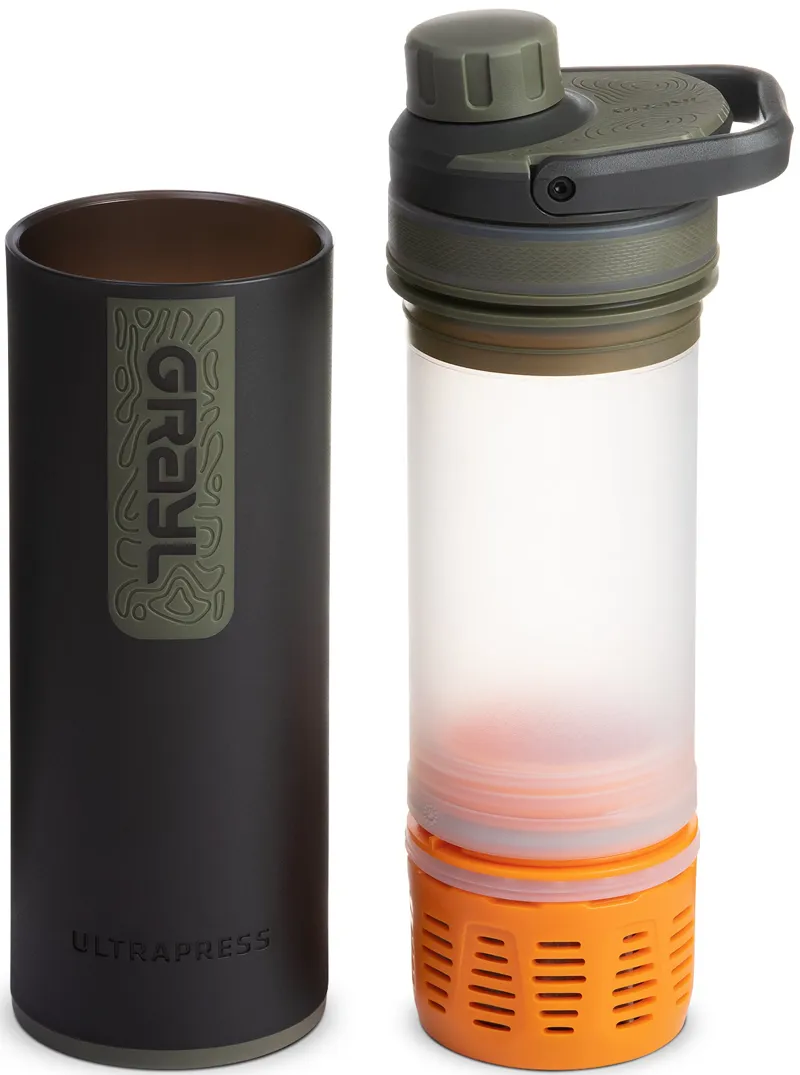 GRAYL UltraPress Purifier Bottle - Camp Black-1