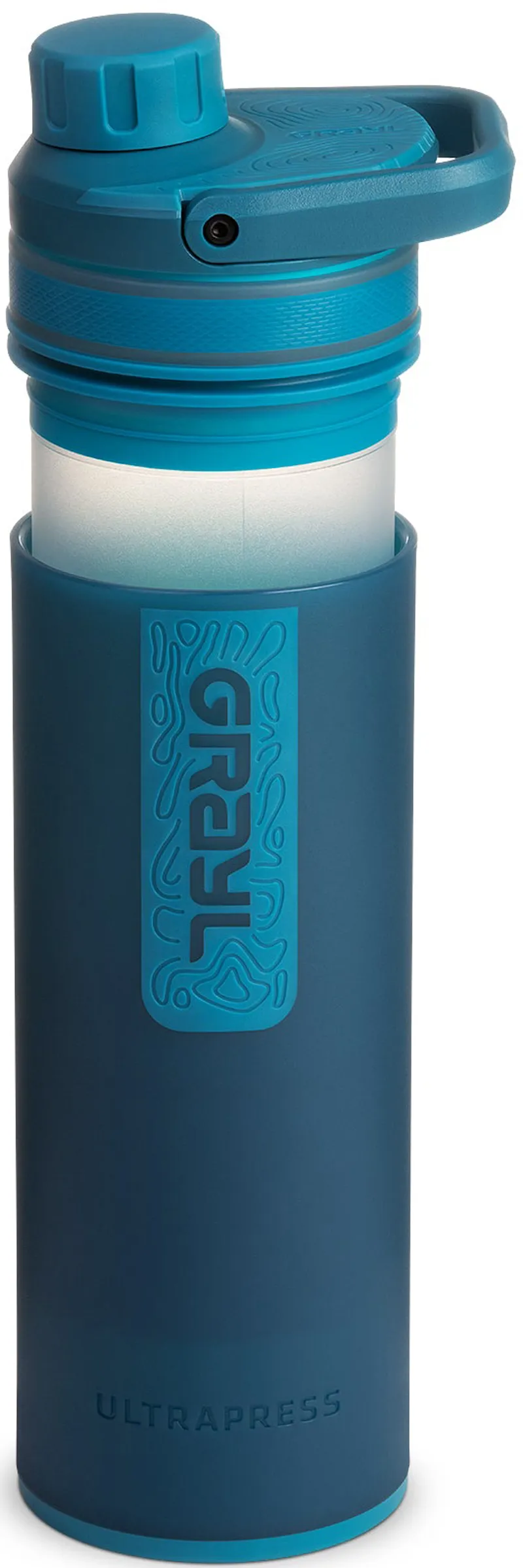 GRAYL UltraPress Purifier Bottle - Forest Blue-2