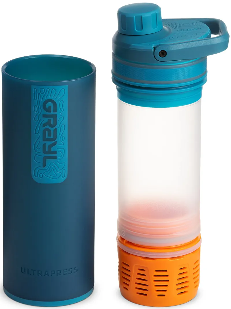 GRAYL UltraPress Purifier Bottle - Forest Blue-3