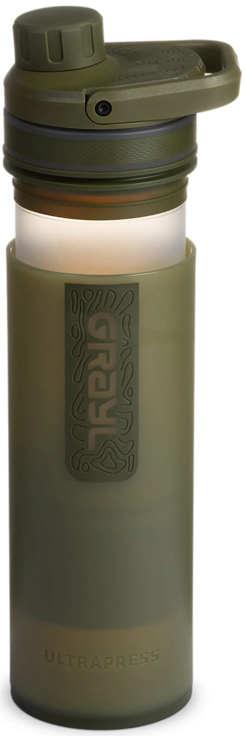 GRAYL UltraPress Purifier Bottle - Olive Drab-3