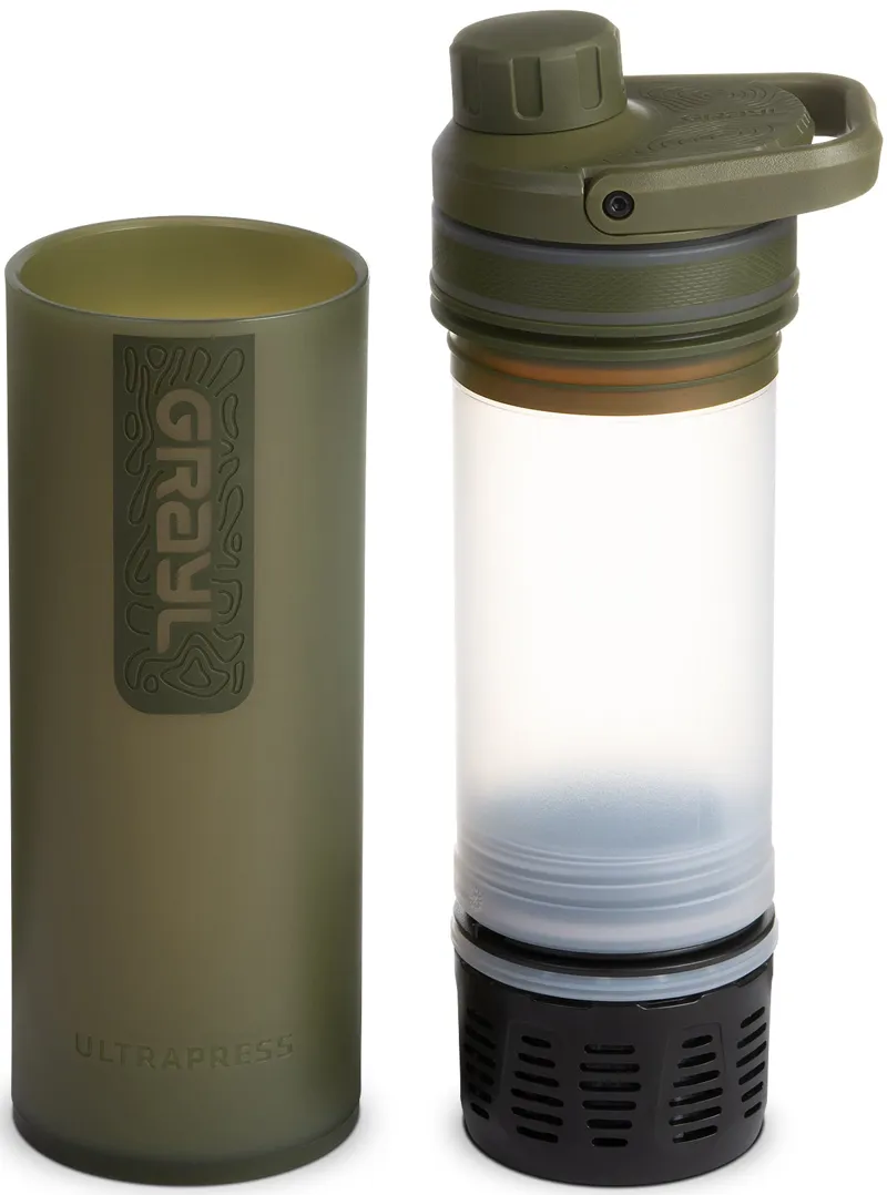 GRAYL UltraPress Purifier Bottle - Olive Drab-1