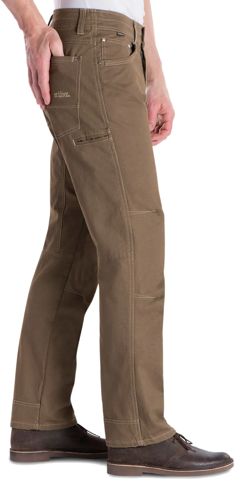 Kuhl Mens Hot Rydr Pant Short Leg Dark Khaki