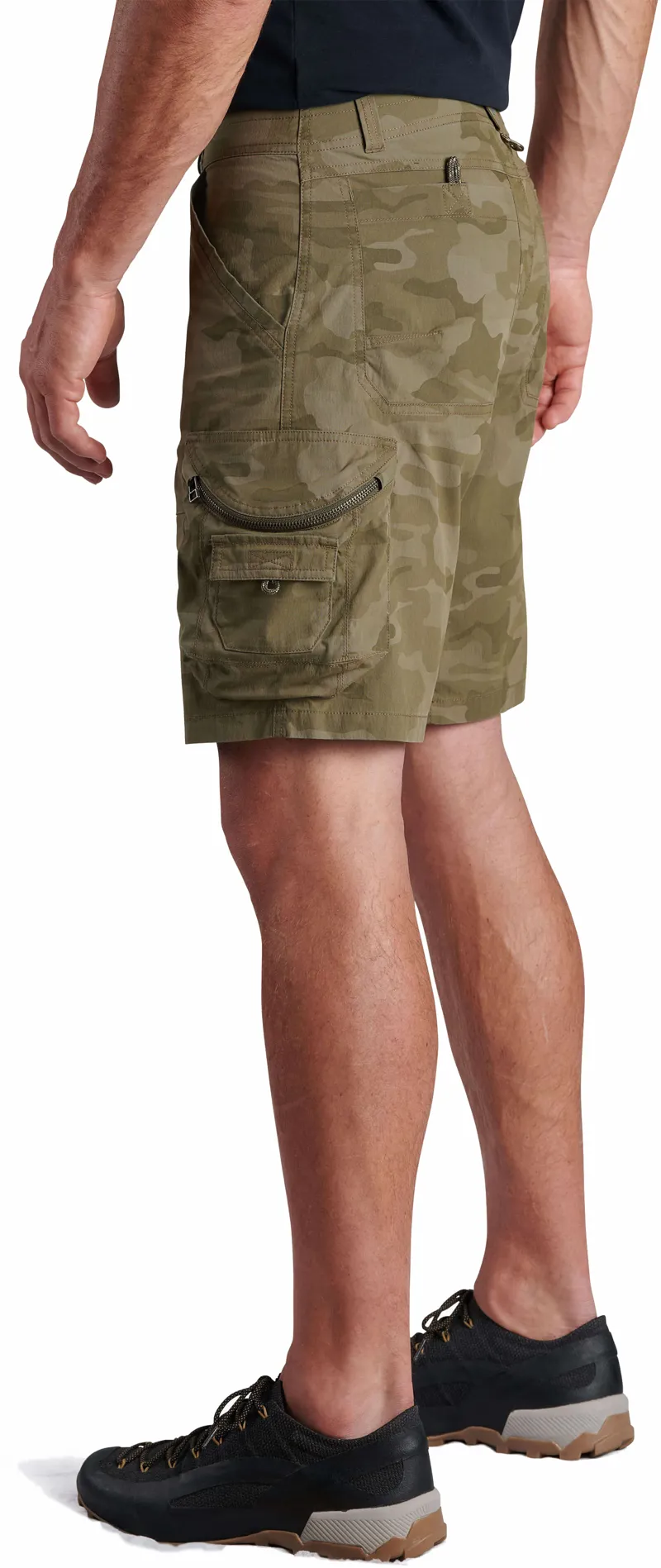 Kuhl Mens Ambush Cargo Shorts - Green Camo-2