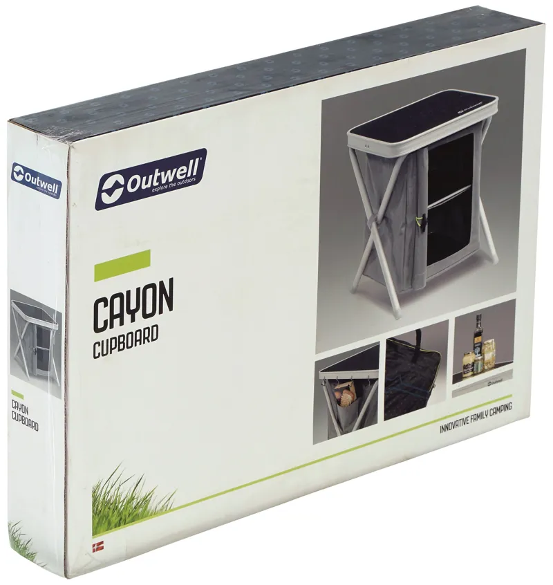 Outwell Cayon Camping Cupboard-5