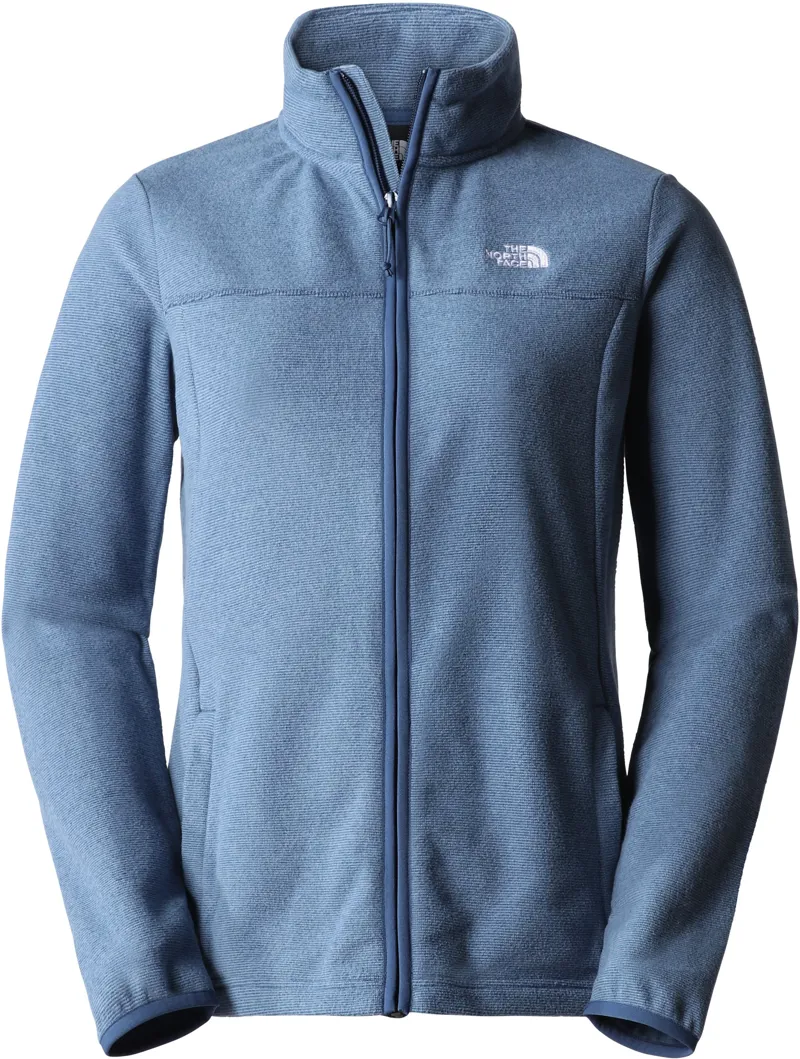 The North Face Womens Homesafe Full Zip Fleece - Shady Blue-Folk Blue