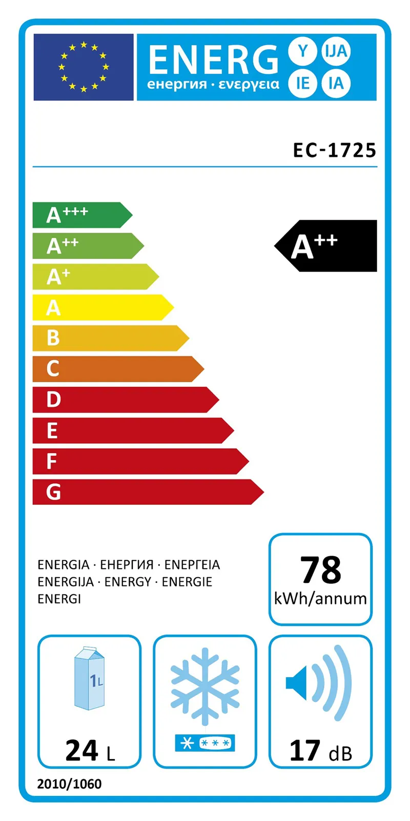Outwell ECOcool Lite 24L Cool Box - Black - 12V/ 230V-3