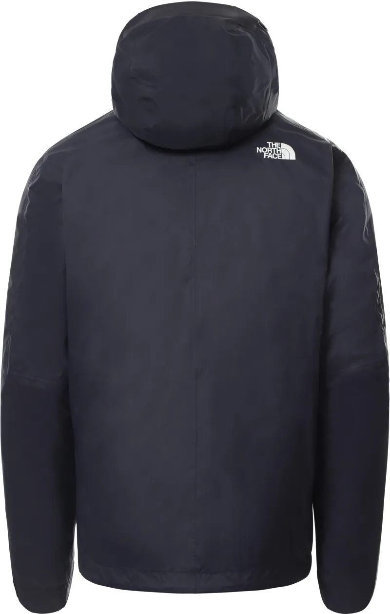 The North Face Mens New Dryvent Down Triclimate Jacket - Aviator Navy-Citrine Yellow-2