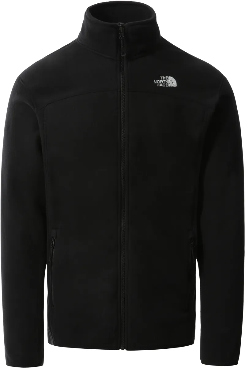 The North Face Mens 100 Glacier Full Zip Fleece - TNF Black