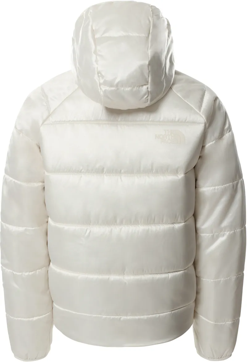 The North Face Girls Printed Reversible Perrito Jacket - Gardenia White-Metallic-1
