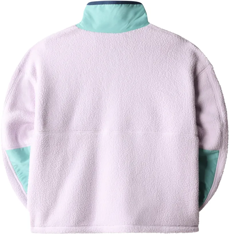 The North Face Womens Cragmont Fleece 1/4 Snap - Lavender Fog-Wasabi-Shady Blue-1