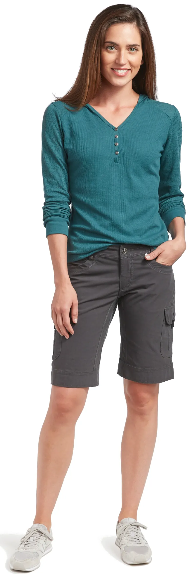 Kuhl Womens Splash Short 11inch - Ink Black-3