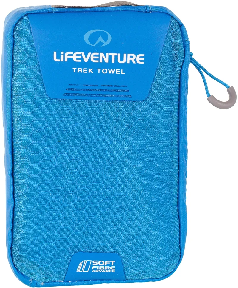 Lifeventure SoftFibre Advance Trek Towel - Blue - Large-3