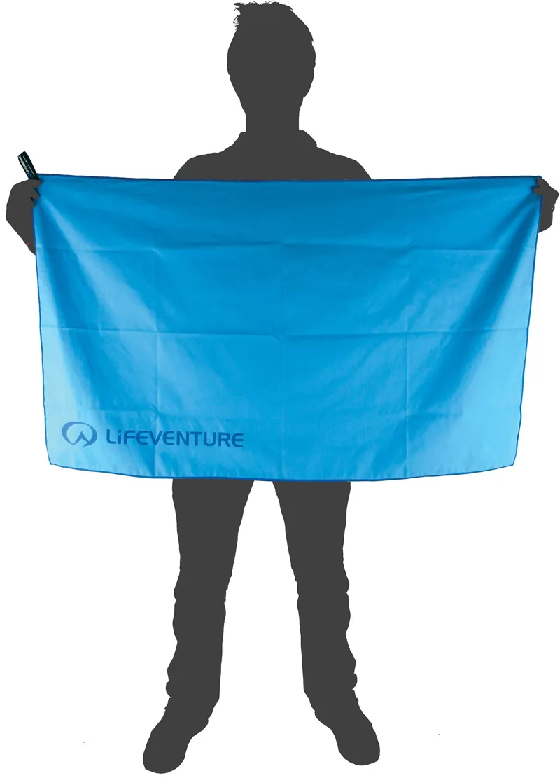 Lifeventure SoftFibre Advance Trek Towel - Blue - Large