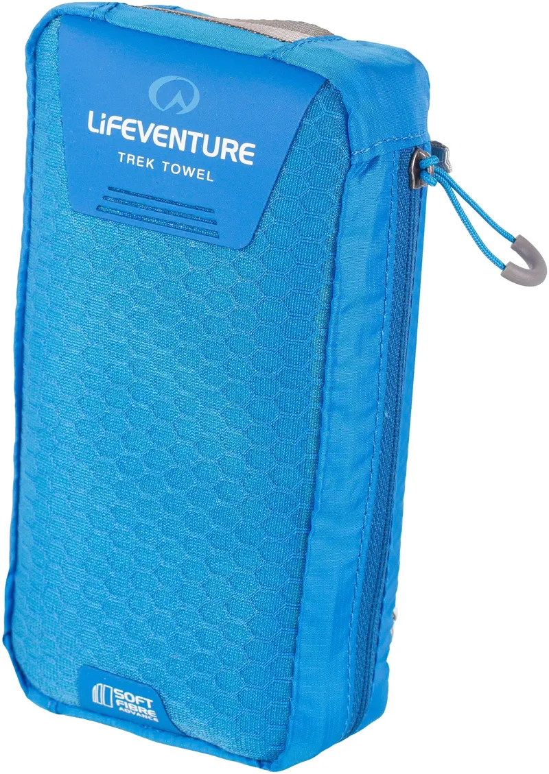 Lifeventure SoftFibre Advance Trek Towel - Blue - XL-4