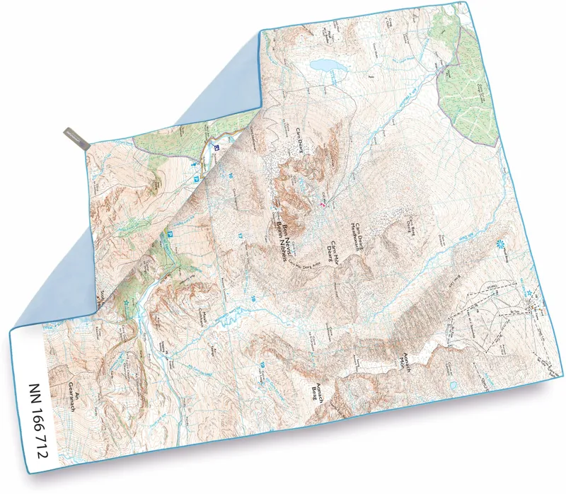 Lifeventure SoftFibre Ordnance Survey Travel Towel - Ben Nevis