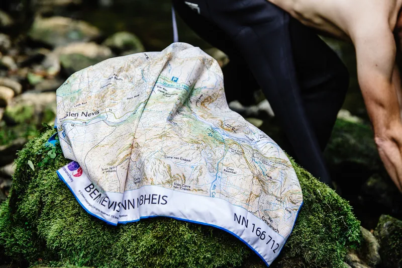 Lifeventure SoftFibre Ordnance Survey Travel Towel - Ben Nevis-2