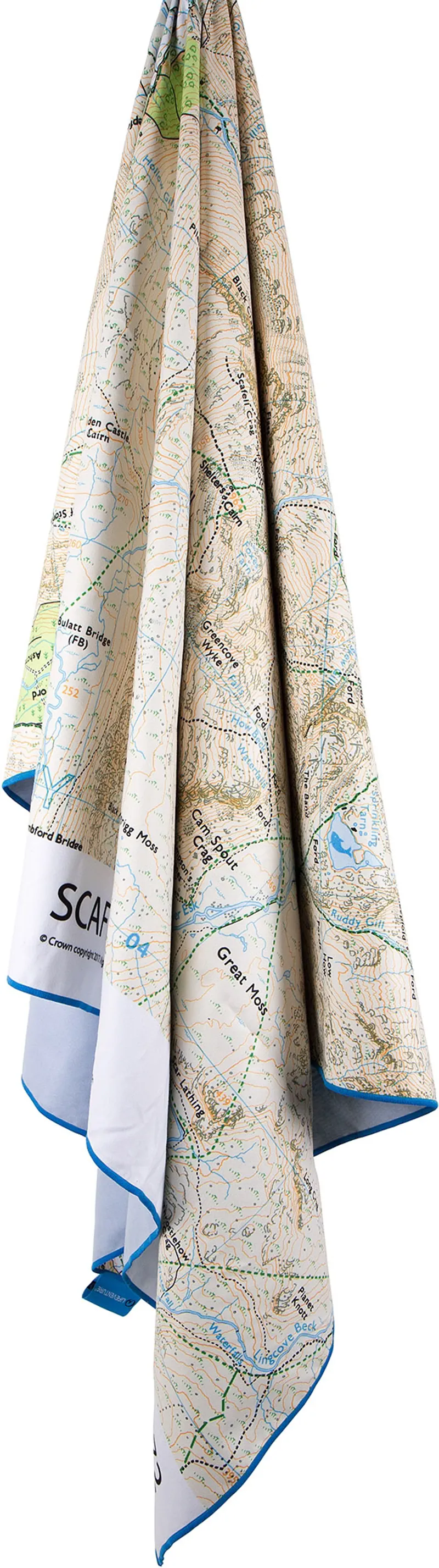 Lifeventure SoftFibre Ordnance Survey Travel Towel - Scafell Pike-1