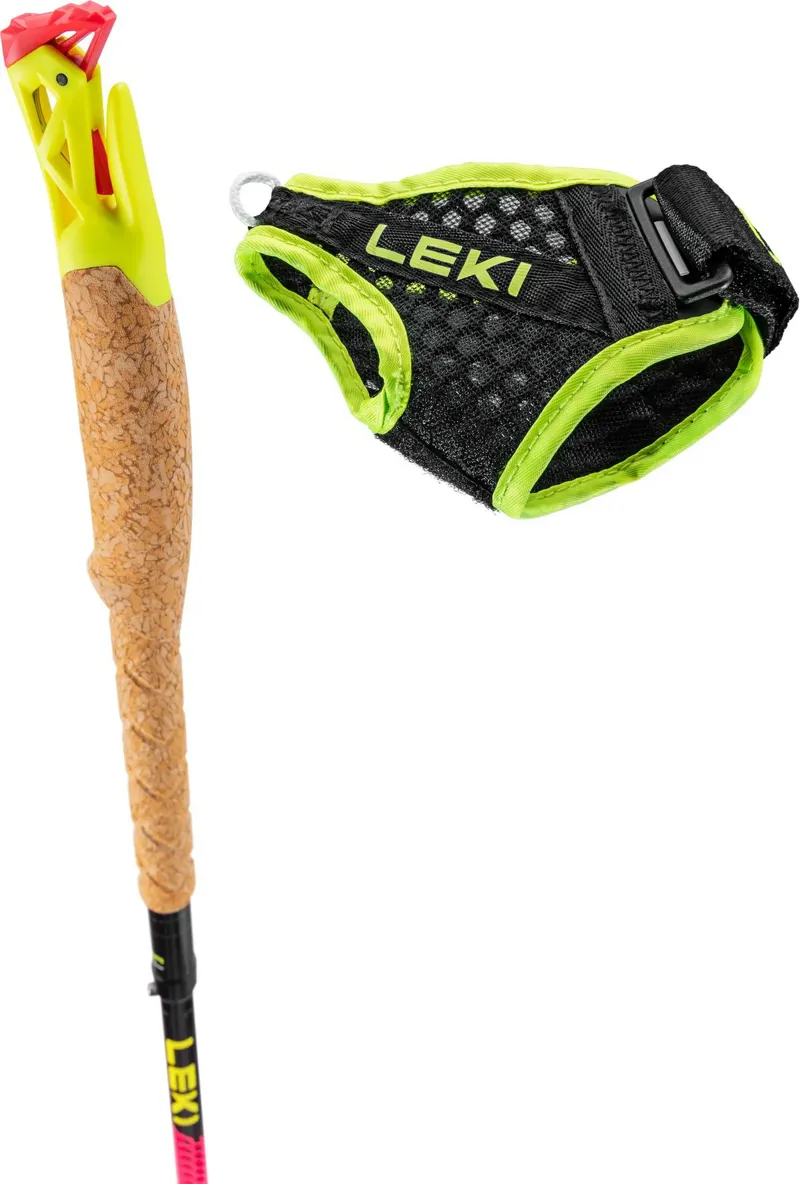 Leki Ultratrail FX.One Trail Running Poles - Neon Pink-Black-Neon Yellow-3