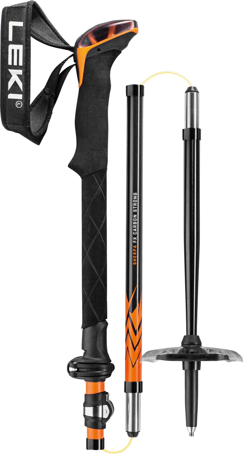 Leki Sherpa FX Carbon Strong Poles - Pair-1