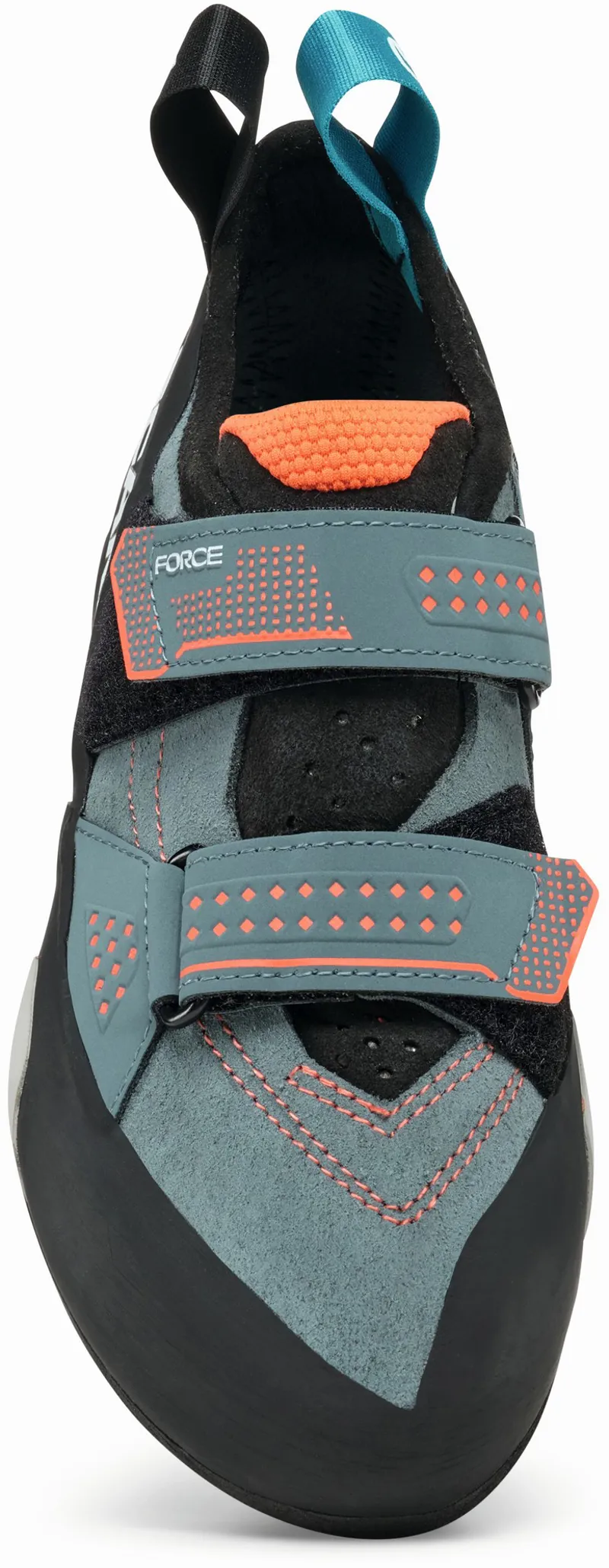 Scarpa Womens Force Climbing Shoe - Conifer-Coral-2