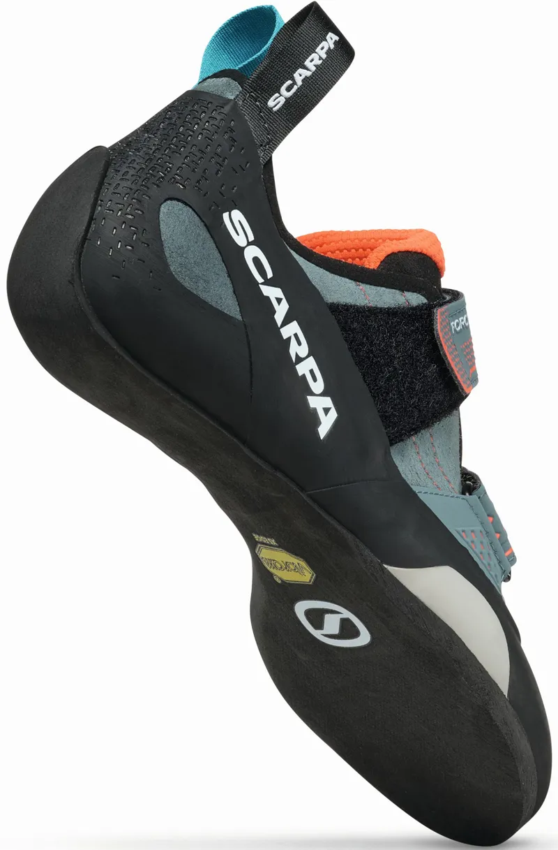 Scarpa Womens Force Climbing Shoe - Conifer-Coral-5