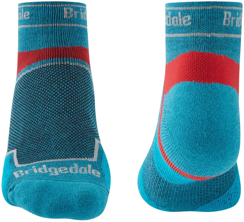 Bridgedale Mens TRAIL RUN Ultralight T2 Coolmax Sport Low Socks - Blue-1