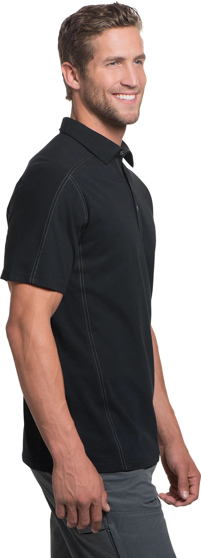 Kuhl Mens Wayfarer Polo - Raven-1