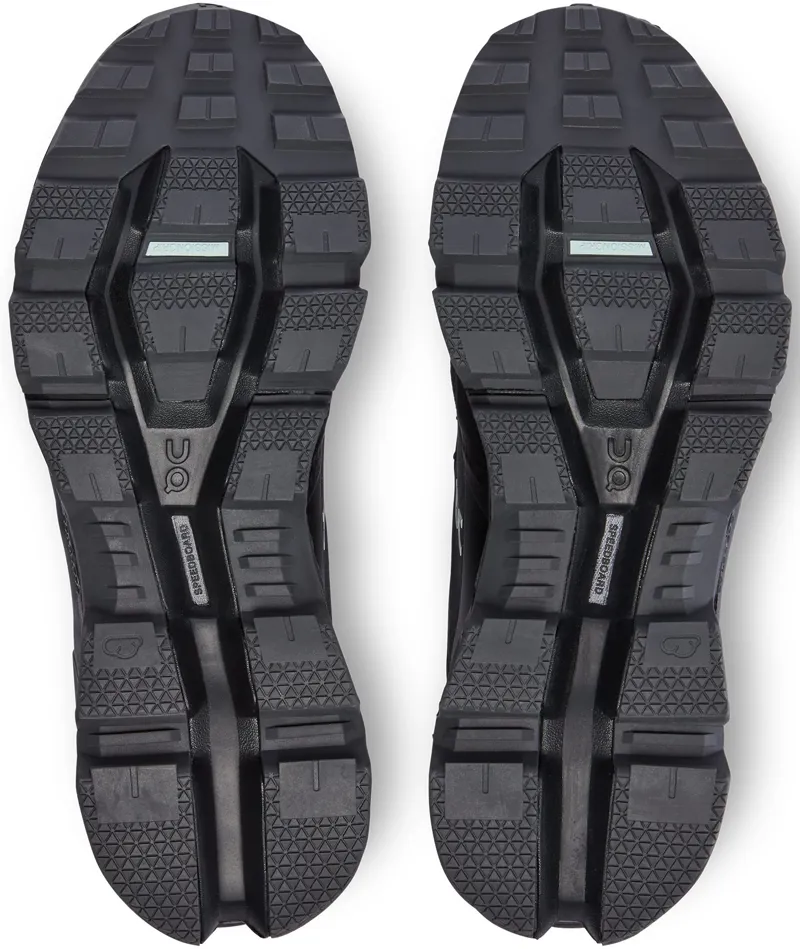 ON Womens Cloudwander Waterproof Hiking Shoes - Black-Eclipse-6