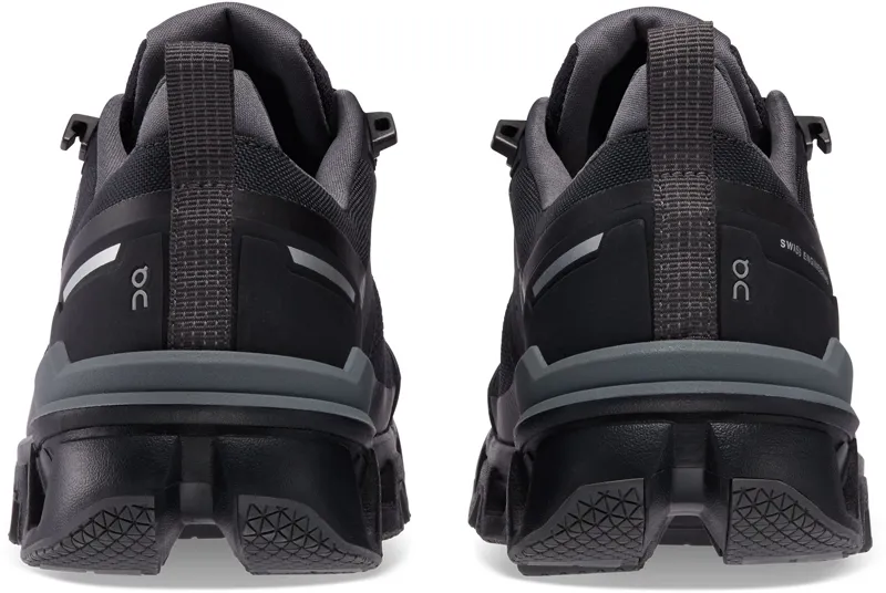 ON Womens Cloudwander Waterproof Hiking Shoes - Black-Eclipse-2