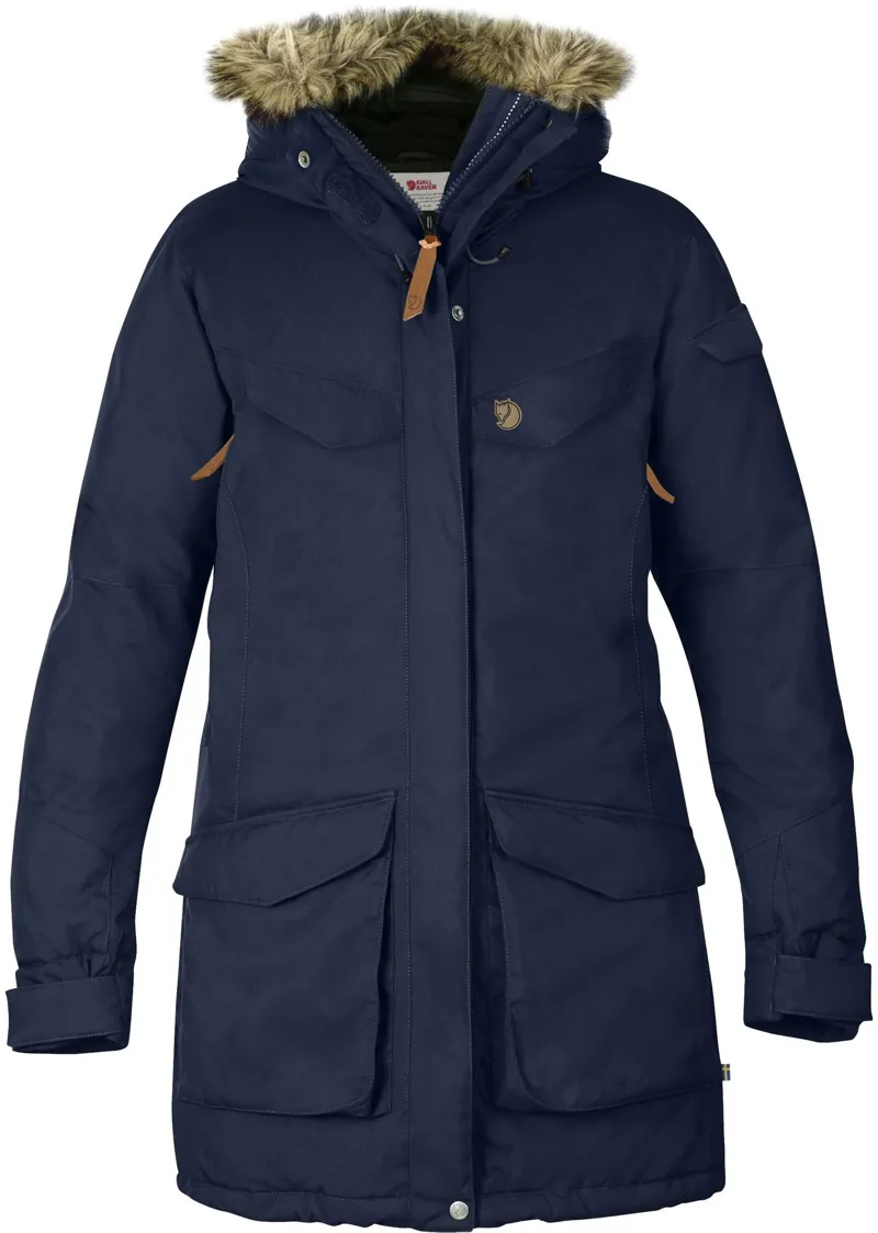 Fjallraven Womens Nuuk Parka - Dark Navy