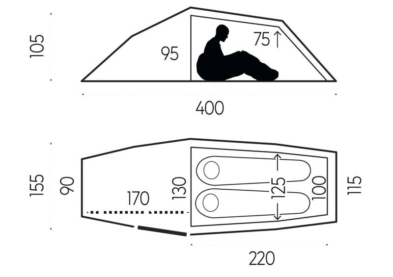 Fjallraven Abisko Shape 2 Tent - Sand-2