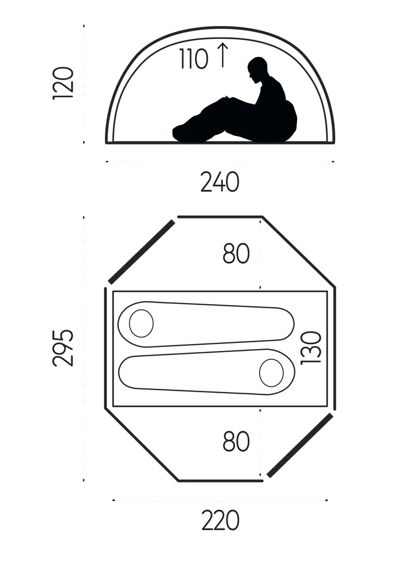 Fjallraven Abisko View 2 Tent - Sand-2