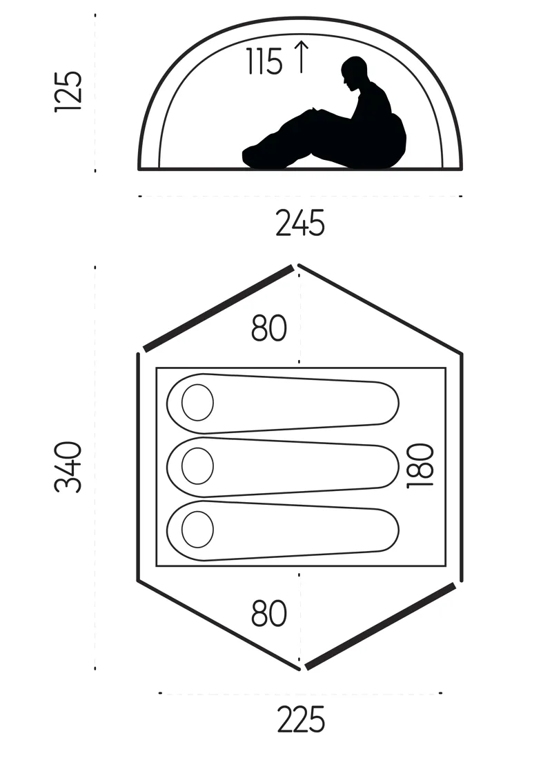 Fjallraven Abisko Dome 3 Tent - Sand-2