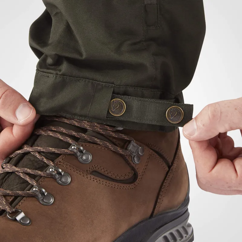 Fjallraven Mens Keb Trousers - Deep Forest-Laurel Green-9