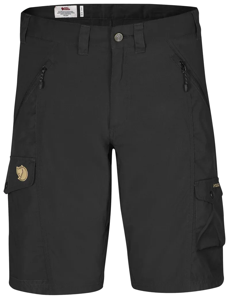 Fjallraven Mens Abisko Shorts - Black
