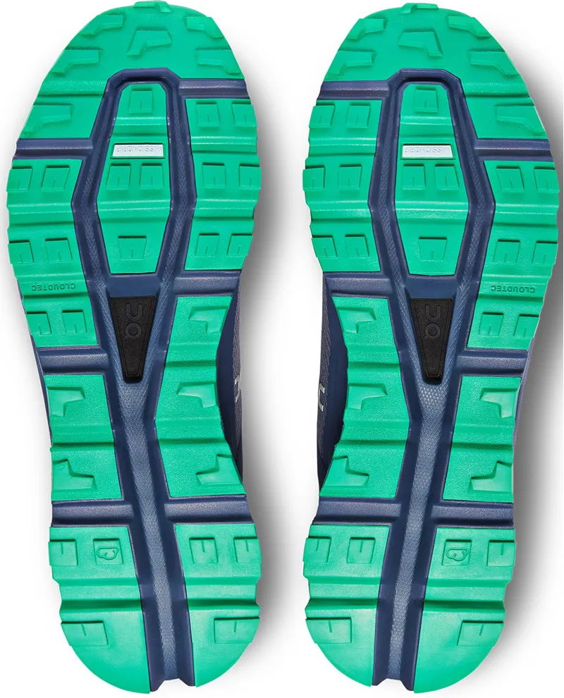 ON Mens Cloudvista Waterproof Running Shoes - Metal-Denim-5