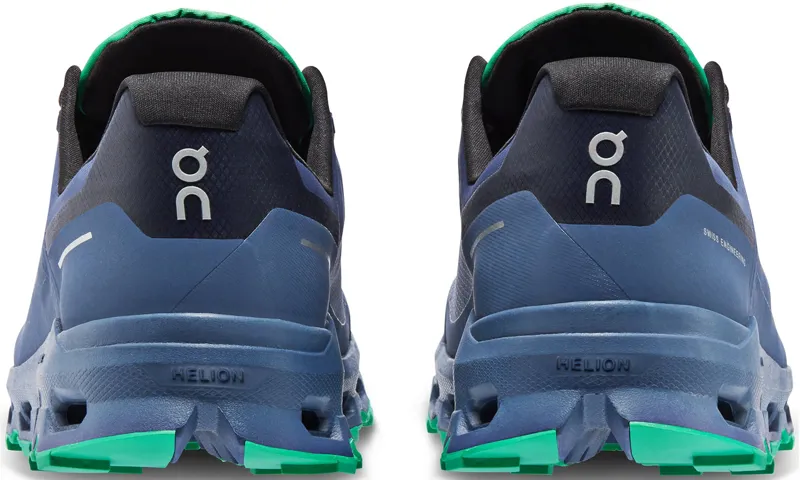 ON Mens Cloudvista Waterproof Running Shoes - Metal-Denim-3