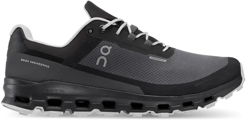 ON Mens Cloudvista Waterproof Running Shoes - Eclipse-Black