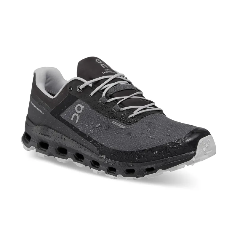 ON Mens Cloudvista Waterproof Running Shoes - Eclipse-Black-3