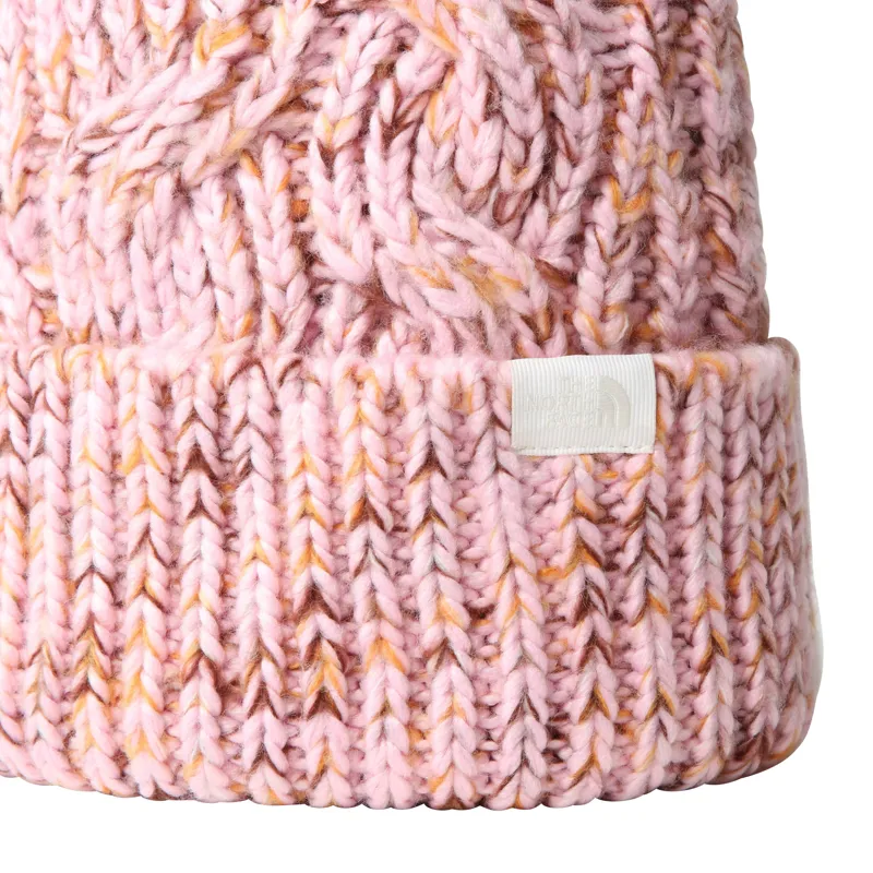 The North Face Rhodina Beanie - Cameo Pink-Horizon Red-Multi-Color-1