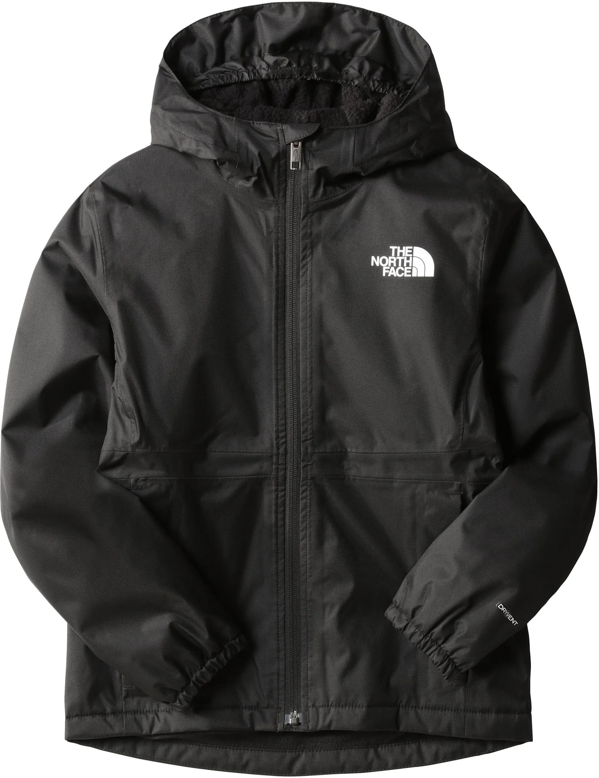 The North Face Girls Warm Storm Rain Jacket TNF Black