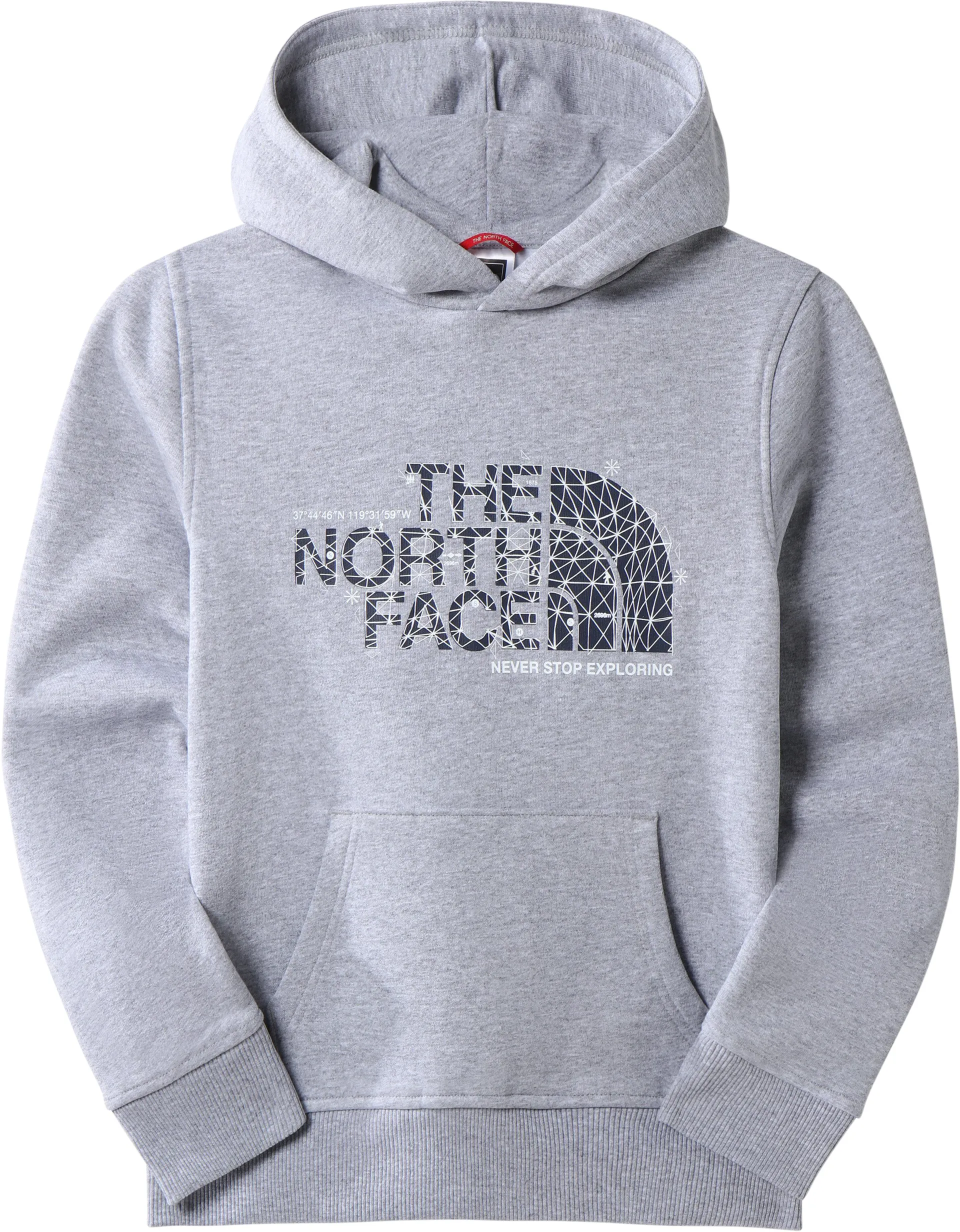 Grey Heather North Face Drew Peak Sweater The North Face Teen Drew