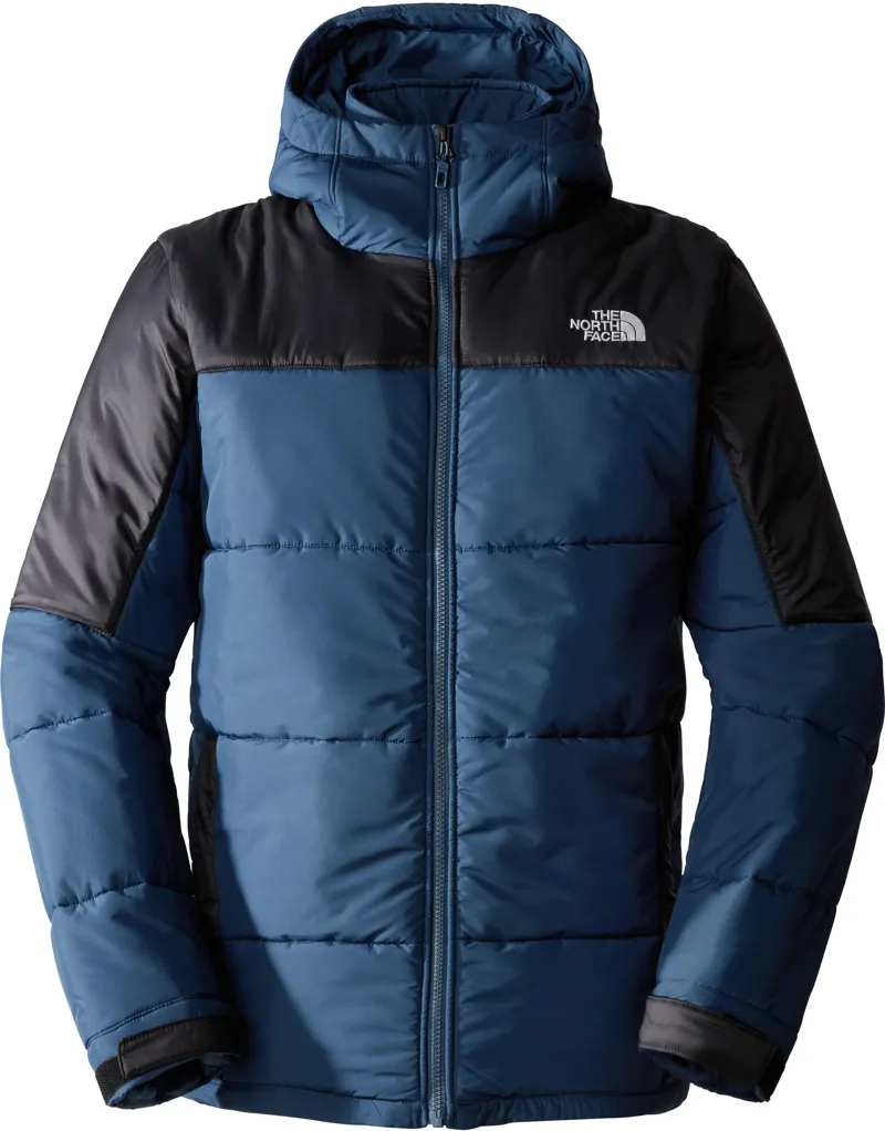 The North Face Mens Circular Synthetic Hooded Jacket - TNF Black-Shady Blue