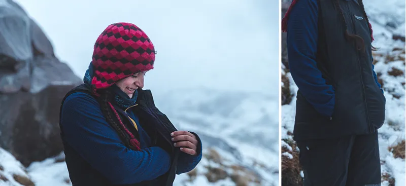 Paramo Womens Torres Medio Gilet - Black-Elderberry Lining-7